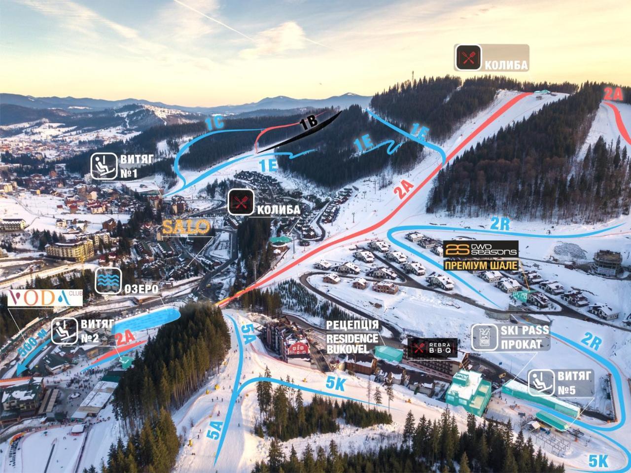 Chalet Twoseasons Bukovel Eksteriør billede